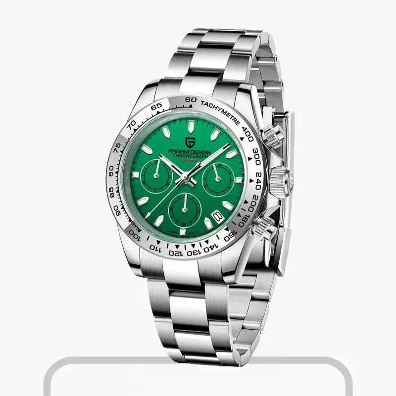 Pagani Design Quartz Daytona Blue Dial Men's Watch-  PD-1727